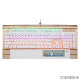 达尔优VX300背光机械游戏键盘USB口背光电竞游戏键盘LOL机械键盘