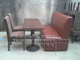 定制卡座沙发桌椅组合咖啡厅座椅快餐店甜品店奶茶店西餐火锅沙发