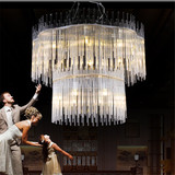玻璃棒吊灯后现代个性时尚简约客厅餐厅吧台卧室样板间酒店工程灯