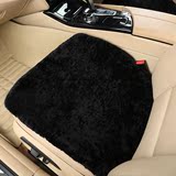 冬季汽车用羊毛坐垫前排小方垫短毛座垫单垫单片后排无靠背三件套