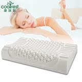 coolrest天然泰国进口乳胶枕头成人按摩枕芯护颈椎乳胶枕芯 枕头