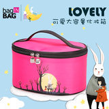 baginbag 水桶化妆包日韩国大容量手提圆筒式可爱化妆品箱收纳包