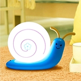 灯灯 宝宝床头小壁灯蜗牛创意可爱USB充电小夜灯 LED节能卧室小台