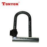 TONYON/通用锁具 自行车U型防盗锁 山地车锁 骑行装备配件带锁架