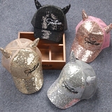 儿童帽子春夏季2-4岁女宝宝帽子韩版平沿鸭舌帽小孩帽男童嘻哈帽