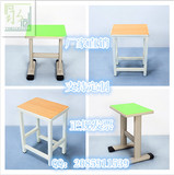 厂家直销学生方凳课桌椅单柱双柱学生单人双人课桌椅彩色课桌椅凳