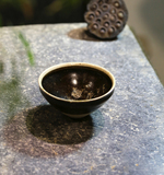 素瓷工坊 高古瓷 老窑瓷器 宋盏 古董 宋代吉州窑白覆轮黑釉茶盏