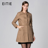 EITIE爱特爱女装棉衣2015冬装新款欧美时尚高端大牌外套女式大衣