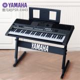 雅马哈电子琴PSR-E443 成人61键儿童演奏力度键433升级乐队专用