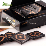 LOTTE乐天GHANA牛奶/加纳纯黑巧克力90g韩国进口巧克力 韩国食品
