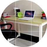简易电脑桌置物台式书桌双人写字办公现代单人职员桌家用简约桌子