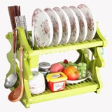 SAKURA碗碟架沥水架碗架 ABS塑料厨房置物架厨房收纳架厨房用品