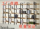 宜家特价钢木书架组合五层书架储物架置物架货架展示柜木架展架