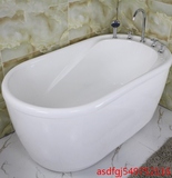 浴缸 亚克力独立式一体式成人贵妃小浴缸欧式家用1.2-1.7米大浴盆