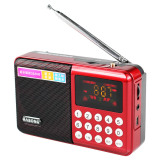 辉邦 KK-105 超长播放时间 大彩屏MP3插卡音箱老人晨练便携收音机