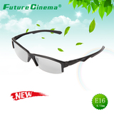 厂家批发不闪式电视显示器偏光3D眼镜RealD飞迪欧全国电影院通用
