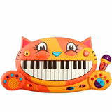 美国进口B.Toys大嘴猫钢琴婴幼儿童音乐猫琴多功能电子琴玩具