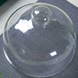 玻璃盖子 圆形玻璃展示盖蛋糕盘水果托盘西点心架盖玻璃防尘罩