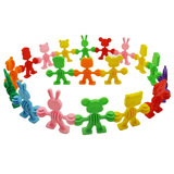 软体小人人偶塑料拼插积木2-3岁儿童益智力拼装幼儿园玩具批发