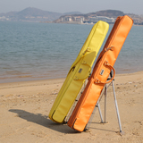 渔具包 1.25米防水PU两层三层带支架立式竿包 钓鱼垂钓用品鱼竿包