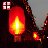 冬瓜灯笼元宵节装饰复古拉丝灯笼创意大红灯笼喜庆节日用品