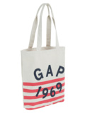 专柜代购 Gap女装|经典条纹元素全棉单肩包178439