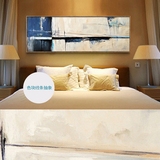 现代简约抽象客厅卧室床头挂画横幅装饰画餐厅酒店饭店壁画有框画