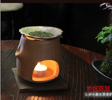 日本进口室内摆件信乐烧茶香炉代购茶道香道具日式香薰炉高档礼品