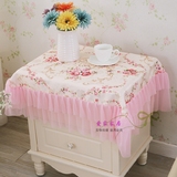 紫米粉色床头柜罩床头柜盖巾化妆桌盖布百搭万能多用巾包邮天特价