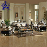 斯顿英少 欧式新古典沙发组合 客厅实木单人沙发 美式布艺沙发