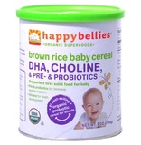 美国米粉 Happy baby 有机高铁 DHA 益生菌 一段1段糙米粉