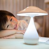 伊明特 蘑菇触摸可调节亮度充电式LED小台灯学习卧室床头空气净化