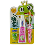 青蛙王子儿童超值套装牙刷 儿童水晶牙膏套装