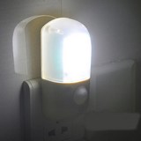LED插座式壁灯夜灯LED人体感应小壁灯光控夜灯壁灯插座式小夜壁灯
