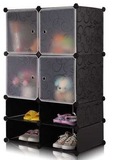 DIY创意魔片杂物柜储物柜卧室简易衣物玩具鞋类收纳柜组合置物架