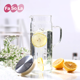 日本Fasola冷水壶凉水壶玻璃水壶凉水杯耐热大容量凉茶壶果汁壶