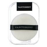 VANTOBEST进口植绒散蜜粉扑 圆形盒装不掉毛 粉底效果佳 化妆工具