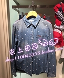 ELAND/依恋 正品代购2016夏款女装牛仔衬衫EEYJ62302B YJ62302B