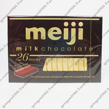 日本进口零食 Meiji明治至尊牛奶钢琴巧克力26枚120g盒裝