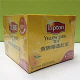 甜品奶茶原料 立顿/lipton红茶茶包 立顿黄牌精选红茶400g