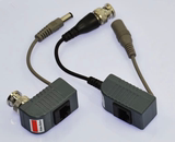 单路无源视频电源二合一双绞线传输器   BNC DC电源转RJ45