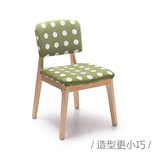 简域实木餐椅简约北欧餐桌椅时尚靠背椅创意木椅特价洽谈椅小设计
