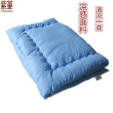 紫堇 外贸夏季薄床垫空调凉感纱可折叠透气单双人学生床褥可定制