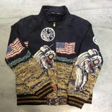 专柜代购 SLP圣罗兰YSL 新款刺绣宇航员夹克 男女款外套
