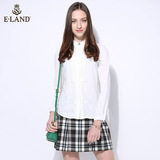 商场代购ELAND韩国衣恋16年新品纯色衬衫EEBW61151A专柜正品