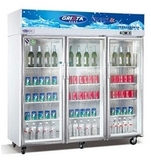 星星经济型三玻门展示柜SG1.6E3 冰柜 饮料展示柜 冰箱 保鲜柜