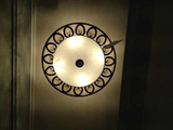欧式美式铜灯全铜吸顶灯 卧室客厅餐厅过道玄关灯 圆形水晶吸顶灯