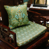 中式古典沙发坐垫罗汉床红木椅垫加厚海绵座垫椅垫定做靠垫套装