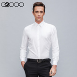 G2000/man2016春季新款衬衫男士长袖时尚男装商务休闲衬衣修身款
