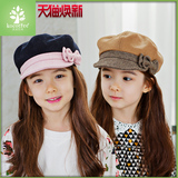 韩版2宝宝鸭舌帽3儿童贝雷帽4女童帽子5小女孩6遮阳帽7春秋季8岁